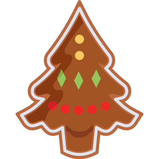 Gingerbread Generic Flat icon