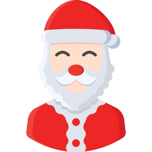 papá noel icono gratis