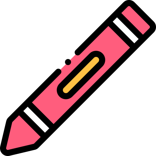 Crayon Kawaii Flat icon