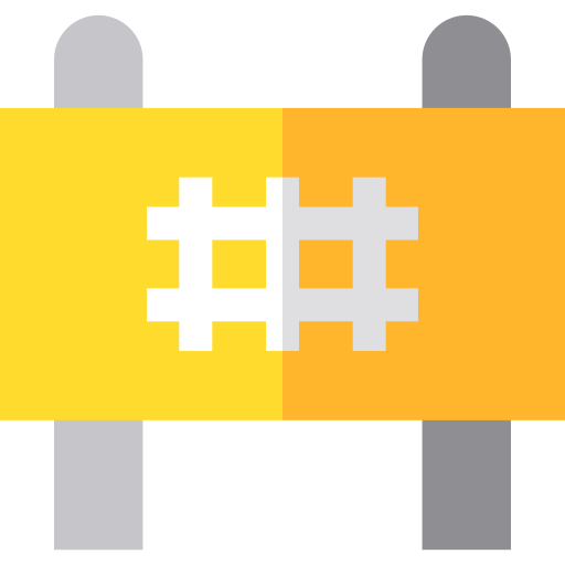 Railroad crossing free icon