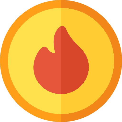 Flammable free icon