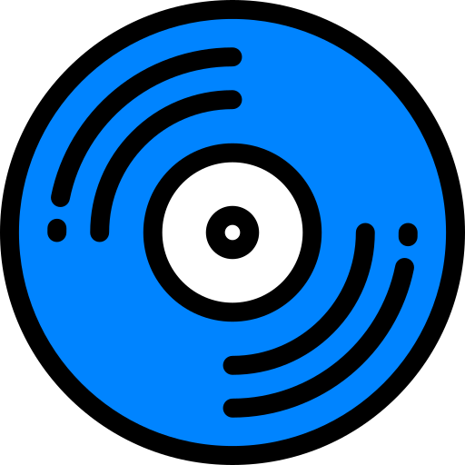 Vinyl Blue Icon - Vinyl Icons 