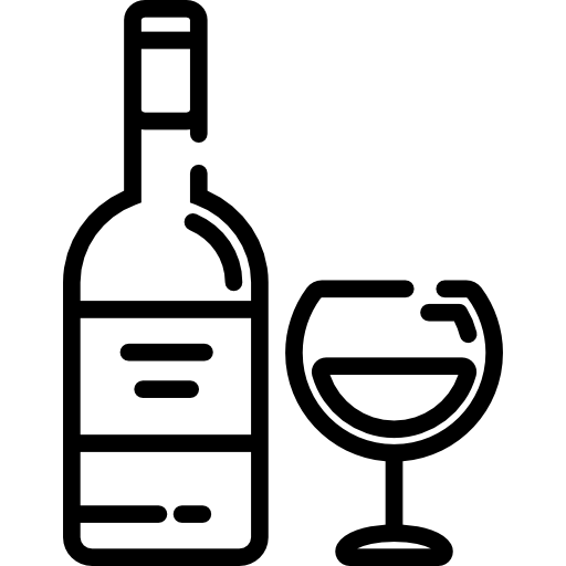 vino icono gratis