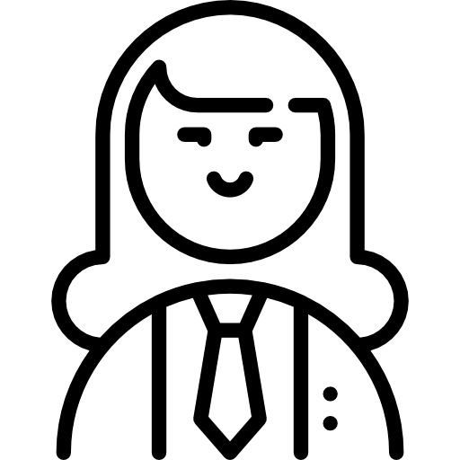 mujer de negocios icono gratis