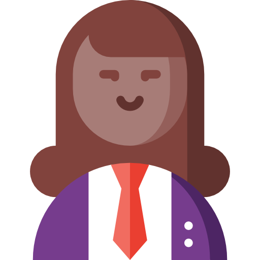 mujer de negocios icono gratis