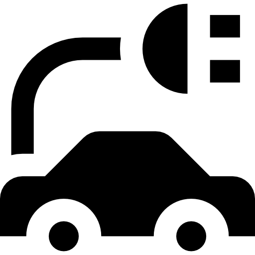 coche eléctrico icono gratis