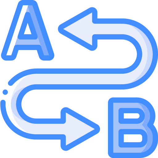 distancia icono gratis