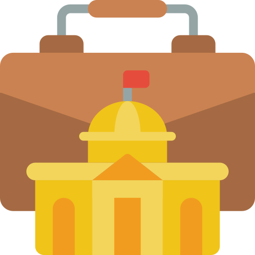 maletín icono gratis