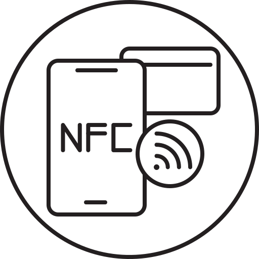 tarjeta nfc icono gratis