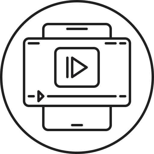 vídeo grátis ícone vídeo grátis ícone