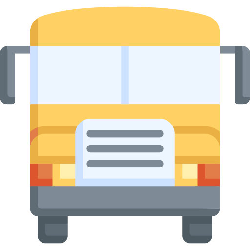 School Bus Special Flat Icon