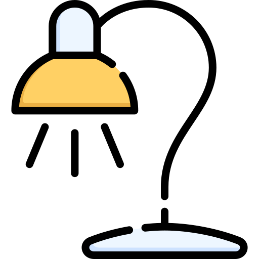 Desk lamp Special Lineal color icon