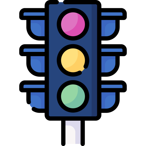 Traffic lights Special Lineal color icon