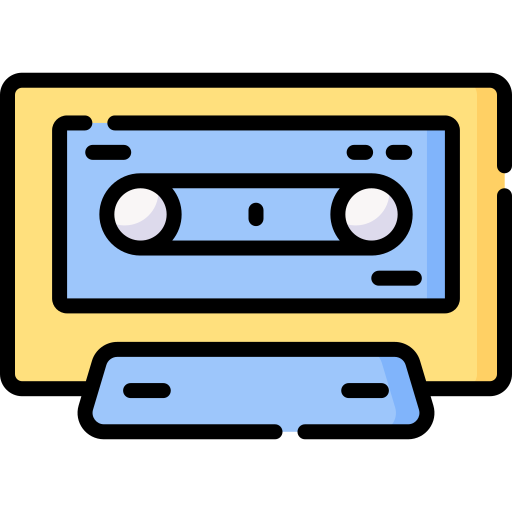 casette Icône gratuit casette Icône gratuit