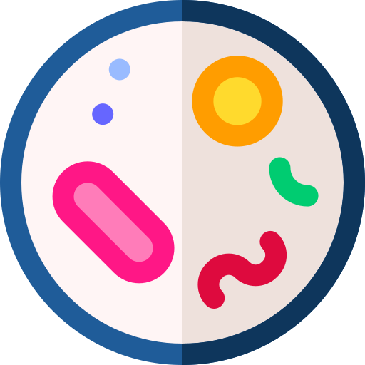 Bacterium Basic Rounded Flat icon