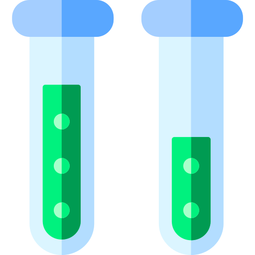 Test Tube Basic Rounded Flat Icon