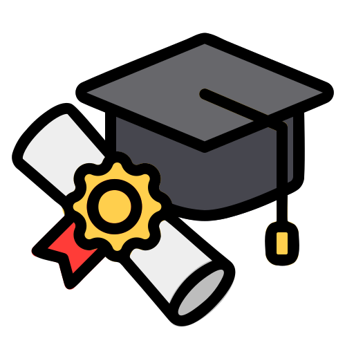 graduación icono gratis