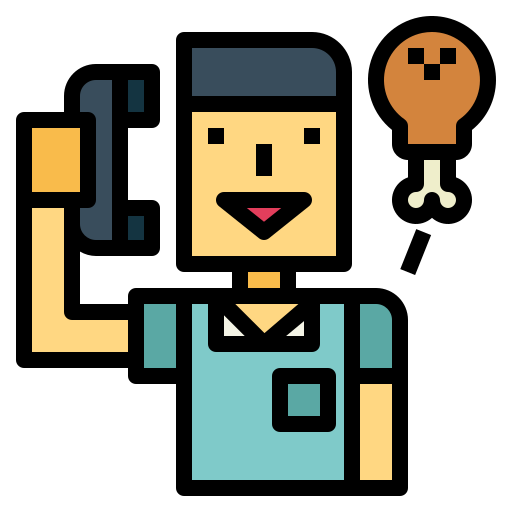 ordenar comida icono gratis