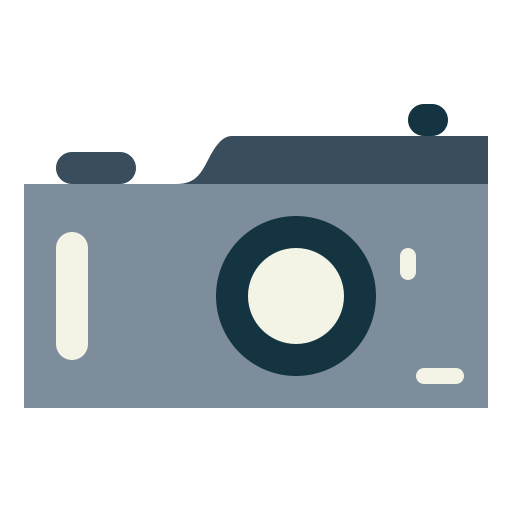 Camera Smalllikeart Flat icon