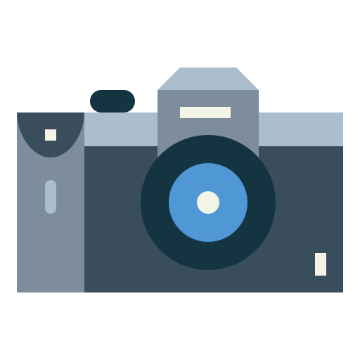 Camera Smalllikeart Flat icon