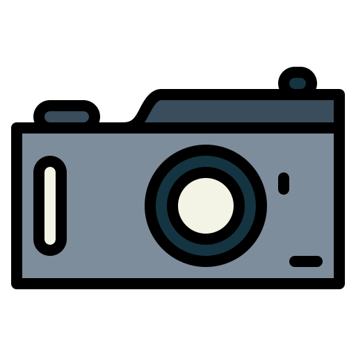 Camera Smalllikeart Lineal Color icon