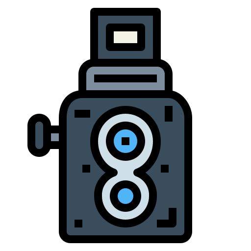 Camera Smalllikeart Lineal Color icon