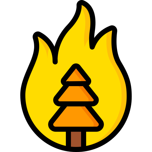 Forest fire - Free nature icons