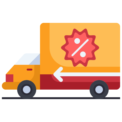 Delivery truck Justicon Flat icon