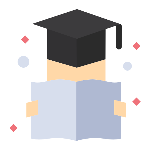 graduación icono gratis