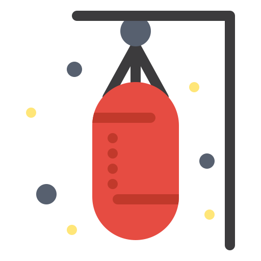 Boxing bag free icon