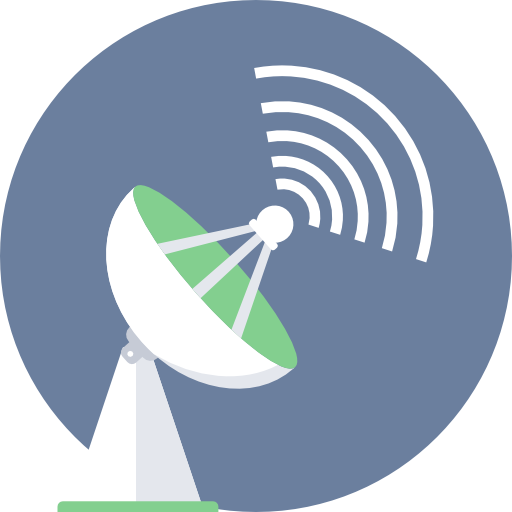 antena parabólica icono gratis