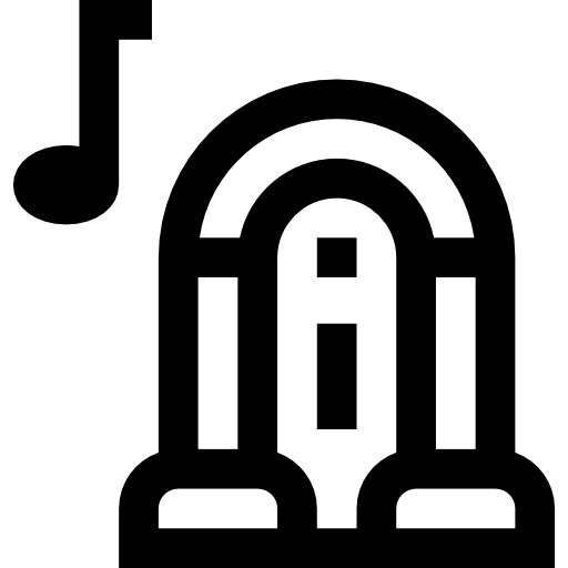 tocadiscos tragamonedas icono gratis