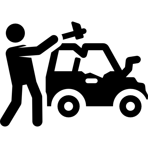 reparación de autos icono gratis