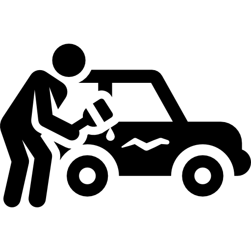 reparación de autos icono gratis