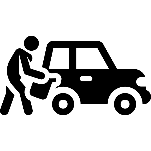 reparación de autos icono gratis