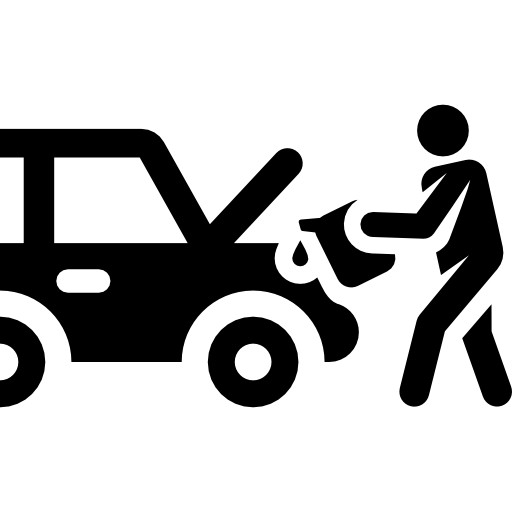 reparación de autos icono gratis