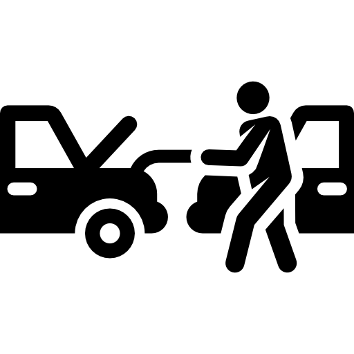 reparación de autos icono gratis