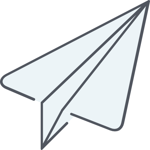 avion de papel icono gratis