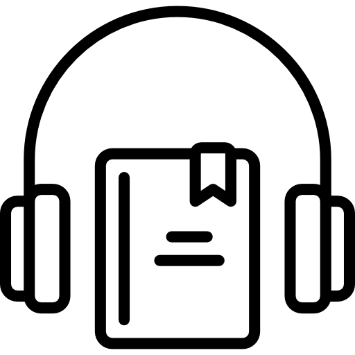 audio libro icono gratis