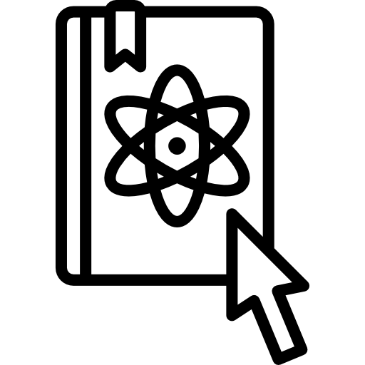 libro de ciencia icono gratis