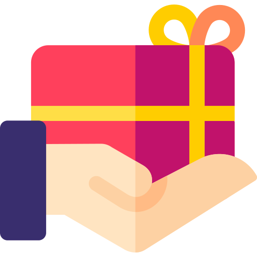 Gift card flat icon.shopping gift card.earn points, redeem present box  concept vector illustration. 22973168 PNG