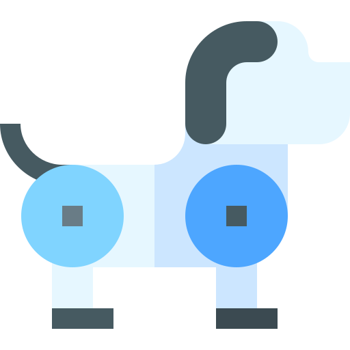 Robotic dog - free icon