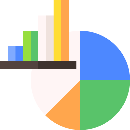 gráfico circular icono gratis