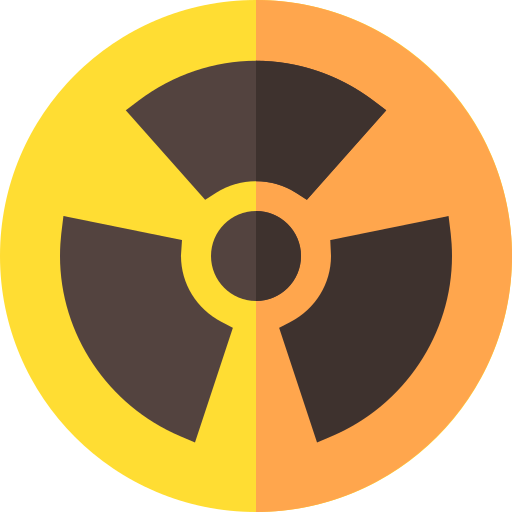 energía nuclear icono gratis