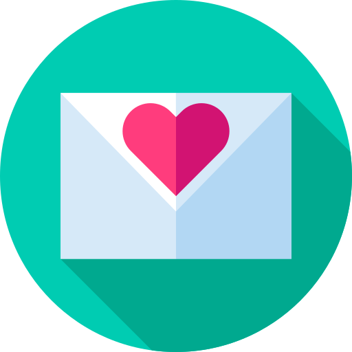 lettre d'amour Icône gratuit lettre d'amour Icône gratuit