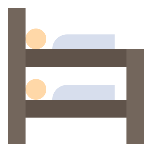 Bunk bed - free icon