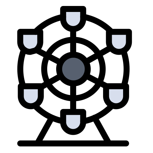 Ferris wheel free icon Ferris wheel free icon