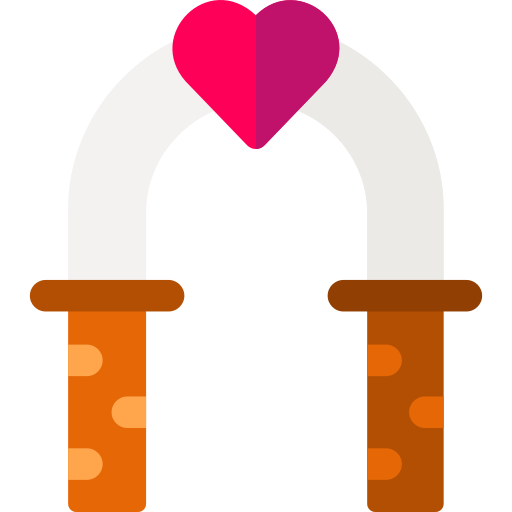 arco de la boda icono gratis