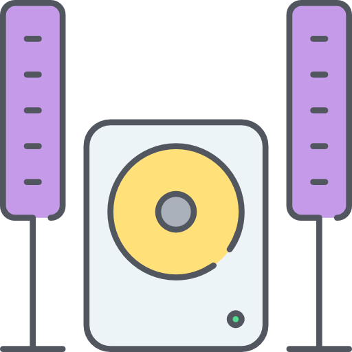 sistema de sonido icono gratis