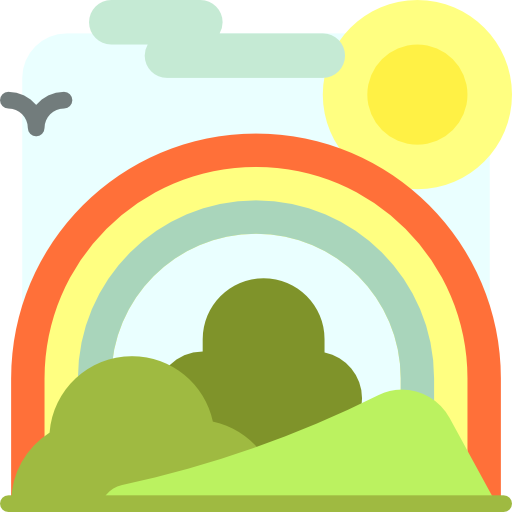 arco iris icono gratis